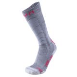 Ponožky UYN Lady Ski Touring Socks - silver/fuchsia
