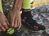 Ponožky Compressport Pro Racing Socks v4.0 Run Low - citrus/alloy
