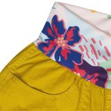 Kalhoty Sansa pants - Yellow Antique Moss