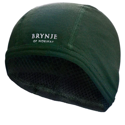 Čepice Brynje Super Thermo Helmet - green