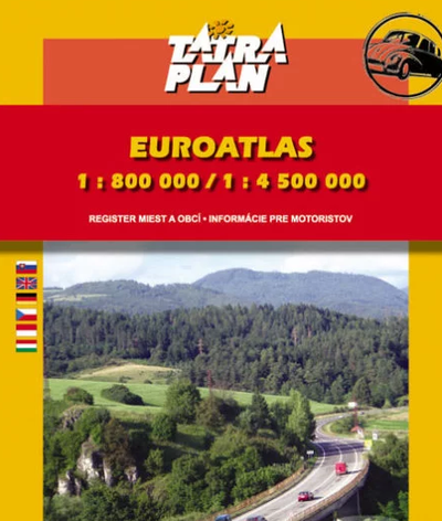 Autoatlas Európa 1:800 000 /1:4 500 000