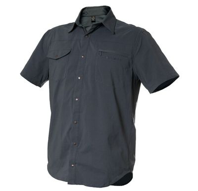 Košile Warmpeace Molino - dark grey