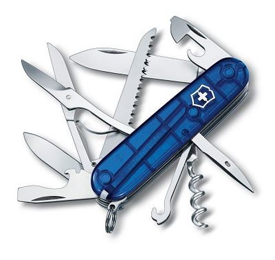 Nůž Victorinox Huntsman 1.3713.T2 - transparent blue