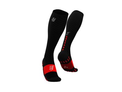 Podkolienky Compressport Full Socks Recovery - Black 2022/23