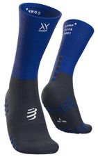 Ponožky Compressport Mid Compression Socks - blue/lolite