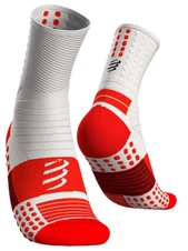 Ponožky Compressport Pro Marathon Socks - white