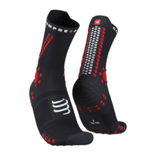 Ponožky Compressport Pro Racing Socks v4.0 Trail - black/red
