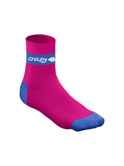 Ponožky Crazy Idea Carbon Socks - pop