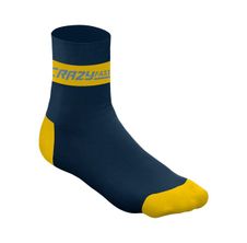 Ponožky Crazy Idea Carbon Socks - sulfur