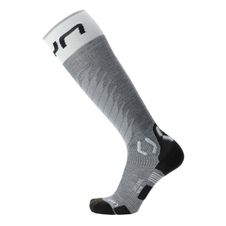 Ponožky UYN Man SKI ONE MERINO - grey melange/white