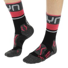Ponožky UYN Woman Trekking One Merino - black/pink
