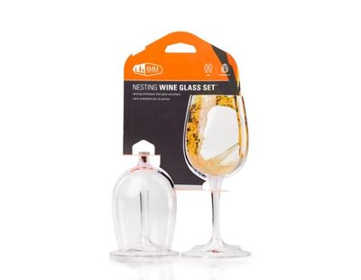Set pohárov GSI Outdoors Nesting Wine Glass