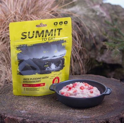 Summit To Eat - rýžový nákyp s jahodami