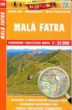 Turistická mapa Malá Fatra 1:25 000