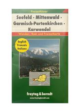 Turistická mapa 1:35T - Seefeld, Mittenwald, Garmisch-Partenkirchen, Karwndel