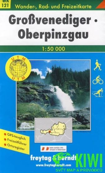 Turistická mapa 1: 50T - Großvenediger Oberpinzgau